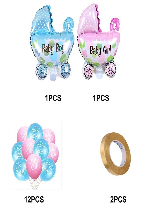 SOI Baby Shower Decoration Items | Baby Boy Balloons For Decoration | Baby Girl Balloons For Decoration | Welcome Baby Boy Decoration | Welcome Baby Girl Decoration (Pack of - 16) - Image 2